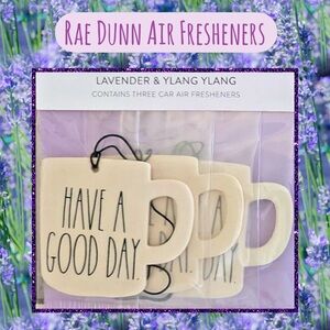 🪻🆕🪻 RAE DUNN Set of 3 Car Air Fresheners~LAVENDER & YLANG YLANG
